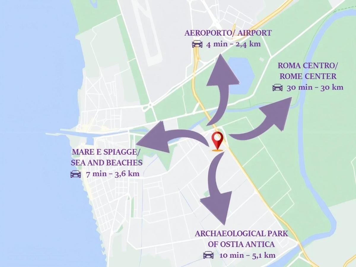 B&B L'Ulivo Fiumicino Exteriör bild